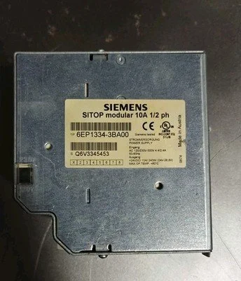SIEMENS SITOP MODULAR 10A 1/2 ph 6EP1 334-3BA00 POWER SUPPLY