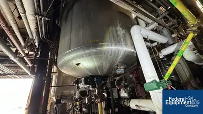 USED Pfaudler 2,000 Gal Pfaudler Glass Lined Reactor, 150/150#