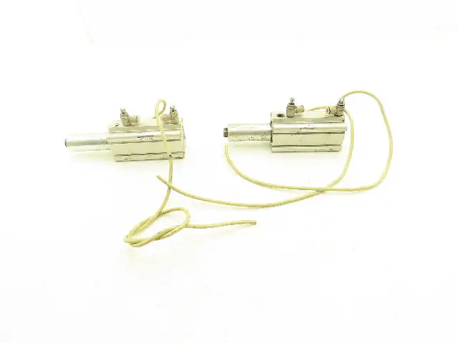 SMC MKB40-50LZ Rotary Clamp Air Cylinder 40mm Bore 50mm Stroke 145 PSI Lot of 2