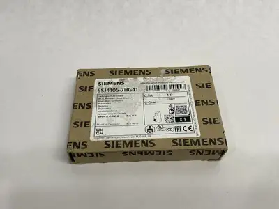 USED SIEMENS MINIATURE CIRCUIT BREAKER 1-POLE 0,5A C-CHAR.