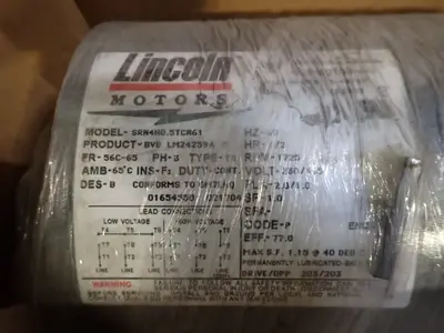 NEW LINCOLN MOTORS SRN4H0.5TCN61