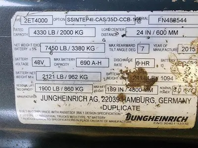 USED 2015 CATERPILLAR 2ET4000