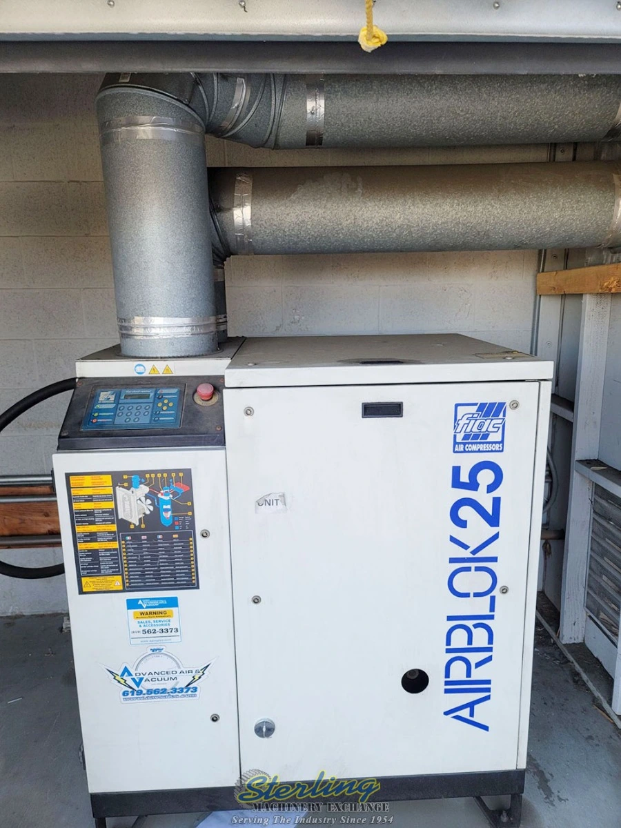 Used FIAC AIRBLOCK 25 Rotary Screw & Sliding Vane Air Compressors California US | Sterling Machinery Exchange #1467592