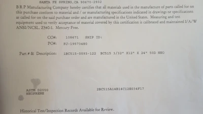 NEW BRP MANUFACTURING BC515