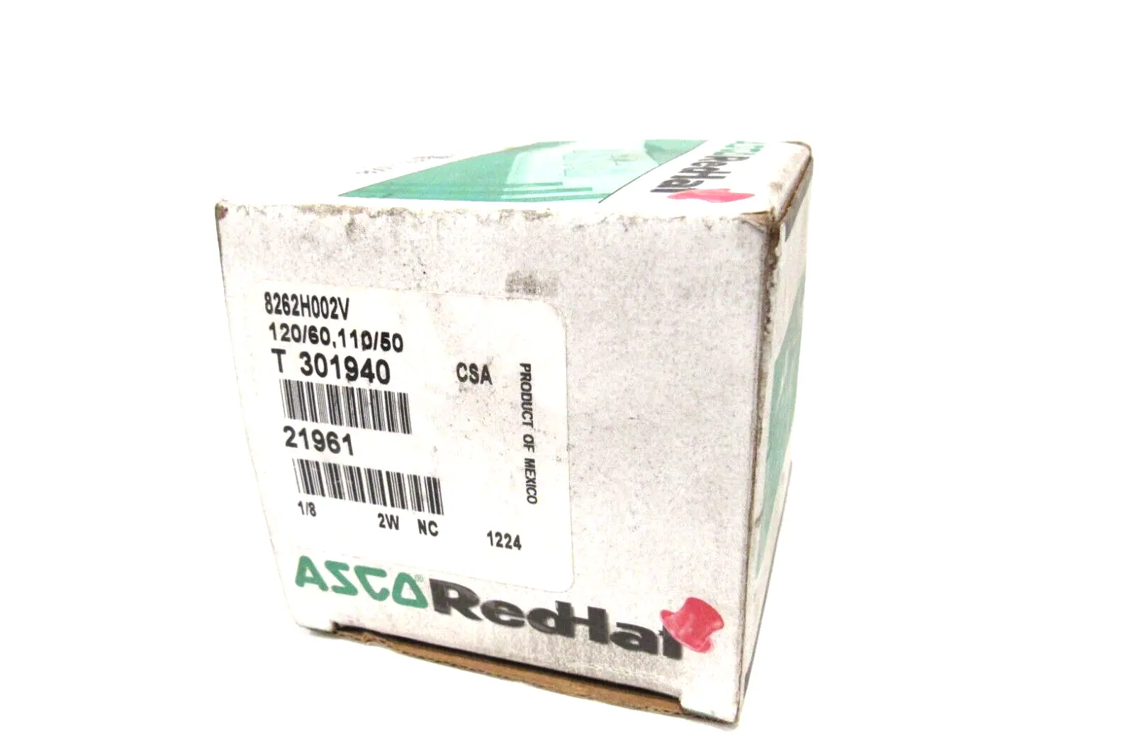 NEW ASCO 8262H002V SOLENOID VALVE 120/60,110/50
