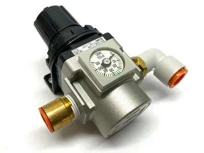 USED SMC MODULAR PNEUMATIC REGULATOR