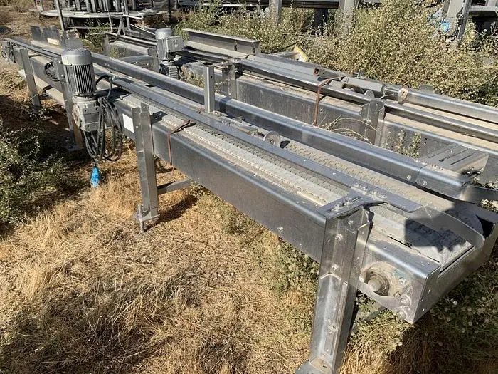 Conveyor, Belt, 12" x 33', S/st, Plastic Belt, Boxes #S744698