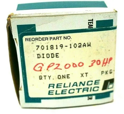 NEW RELIANCE ELECTRIC 701819-102AW DIODE 701819102AW
