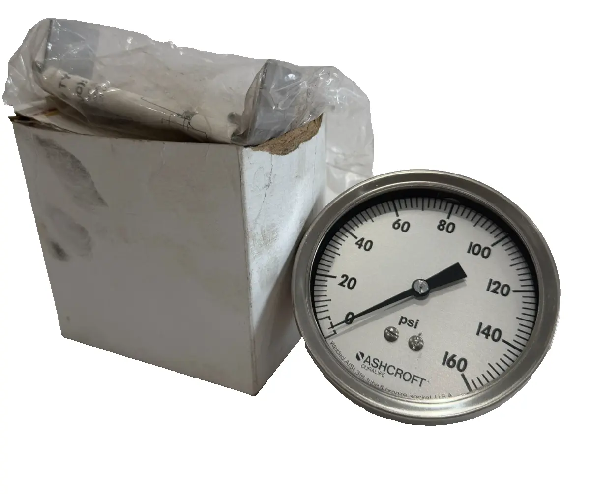 NEW ASHCROFT Q-8937 PRESSURE GAUGE Q8937
