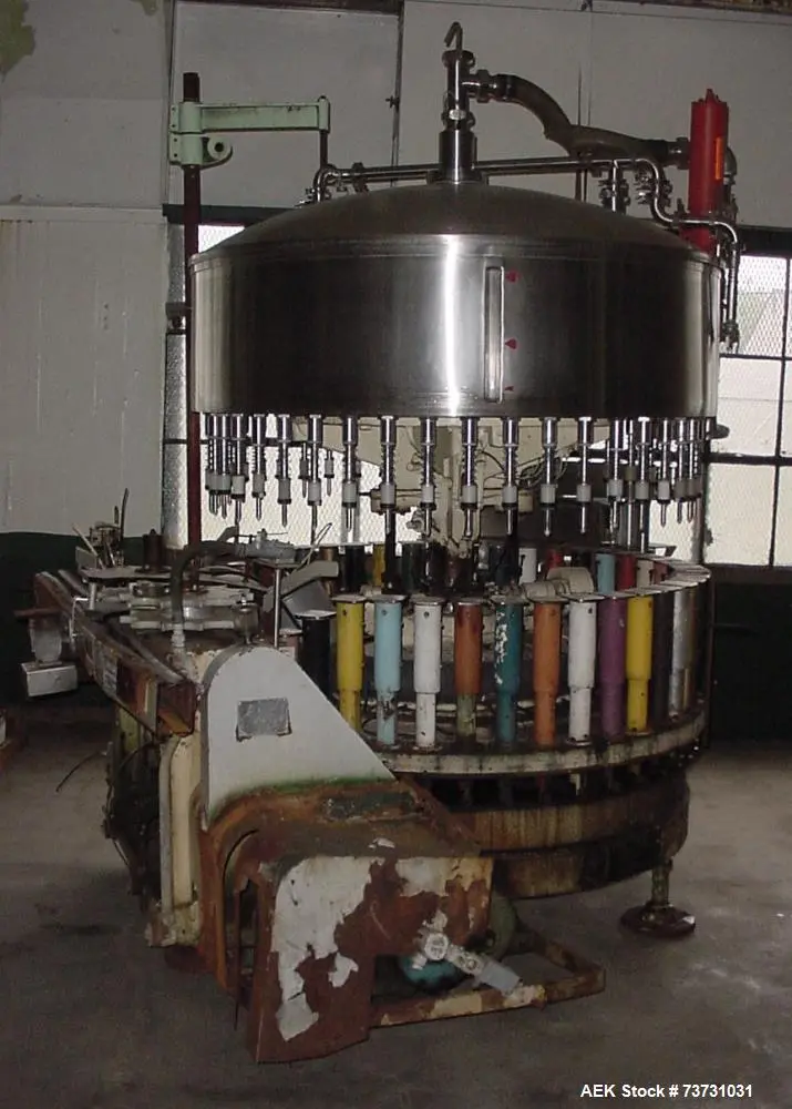 Used HORIX HFV 44 Overflow Pressure Gravity Liquid Fillers Illinois US | Aaron Equipment #1515471