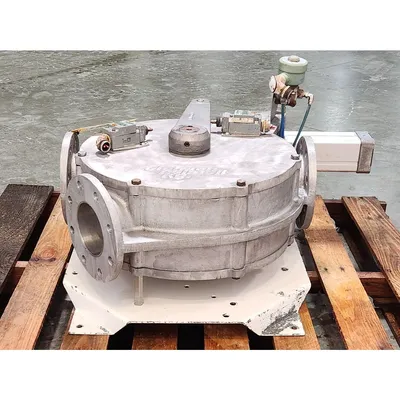 Used Reimelt GmbH 4" Single-channel Stainless Steel Tunnel Diverter Valve