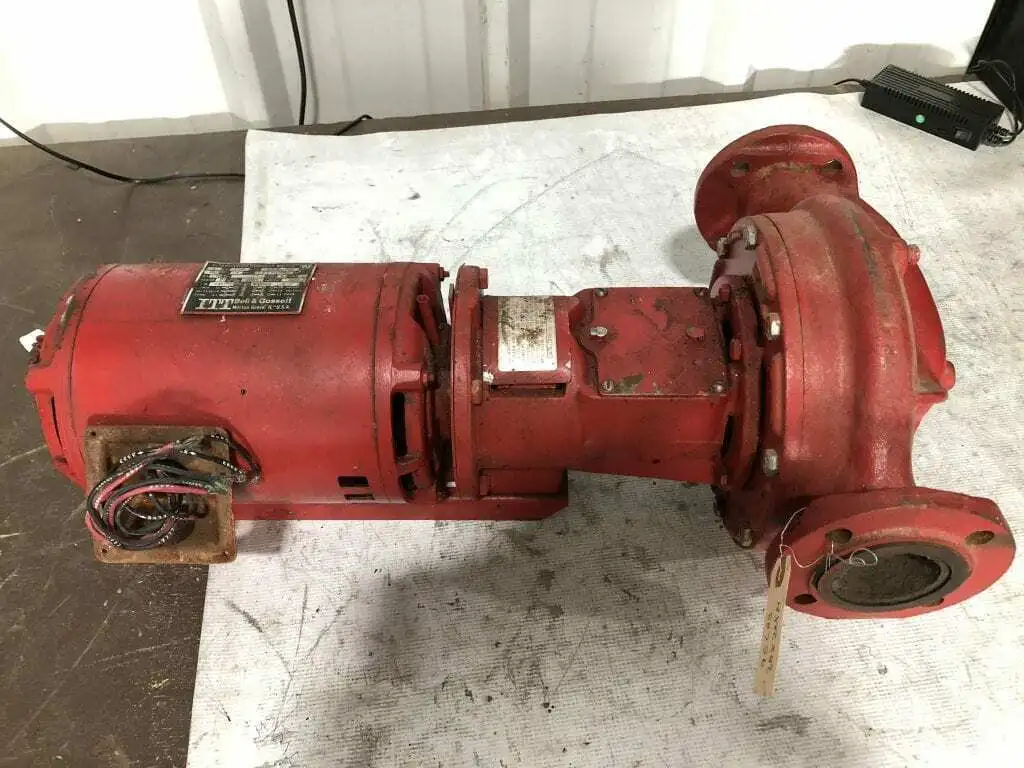 Bell & Gossett Size 60 2″ CI 2HP In-Line Circulator Pump 1730RPM 3PH 40GPM