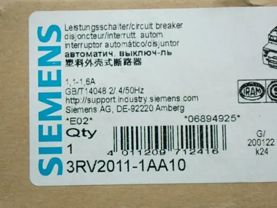 NEW SIEMENS 3RV20111AA10
