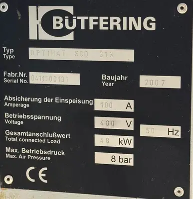 Butfering Optimat SCO 313 Sander Diamond QCE