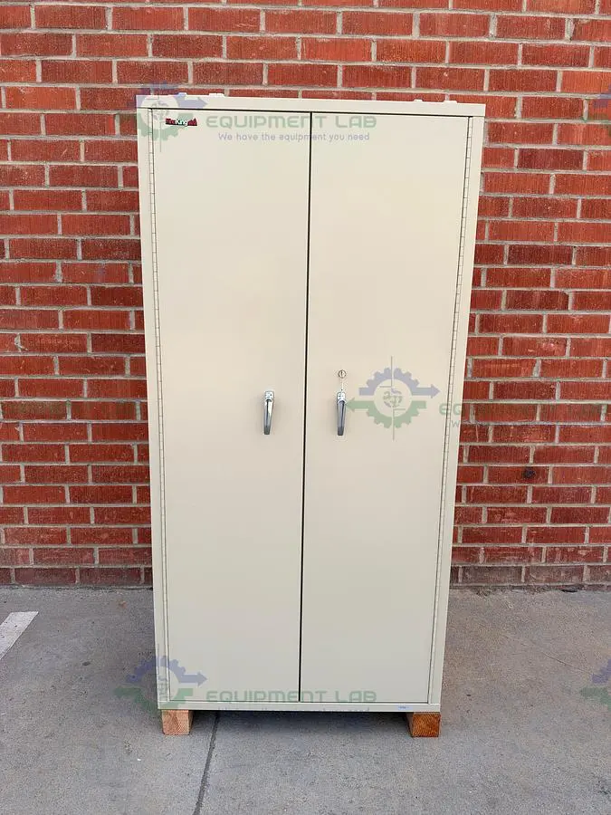 Used FIREKING FIRE-RESISTANT STORAGE CABINET 36" X 20" X 72" W/ 4 SHELVES MFG 2022 Safety Enclosures California US | Equipment Lab #1466104