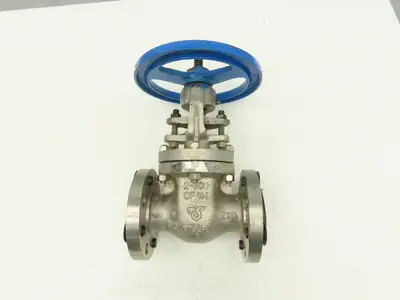 DSI 2-300 Stainless Gate Valve 2" Flanged Class 300 720PSI Rising Stem API603