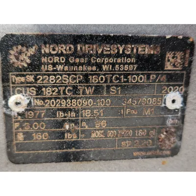Used CI Conveyors Inc 11" Dia. X 20'-9"L Mild Steel Industrial Screw Auger 3HP