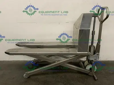 USED ROBUSTO SH1000 MILLIPORE TROLLEY X-1845 HEAVY DUTY STAINLESS STEEL LIFT CART 20"