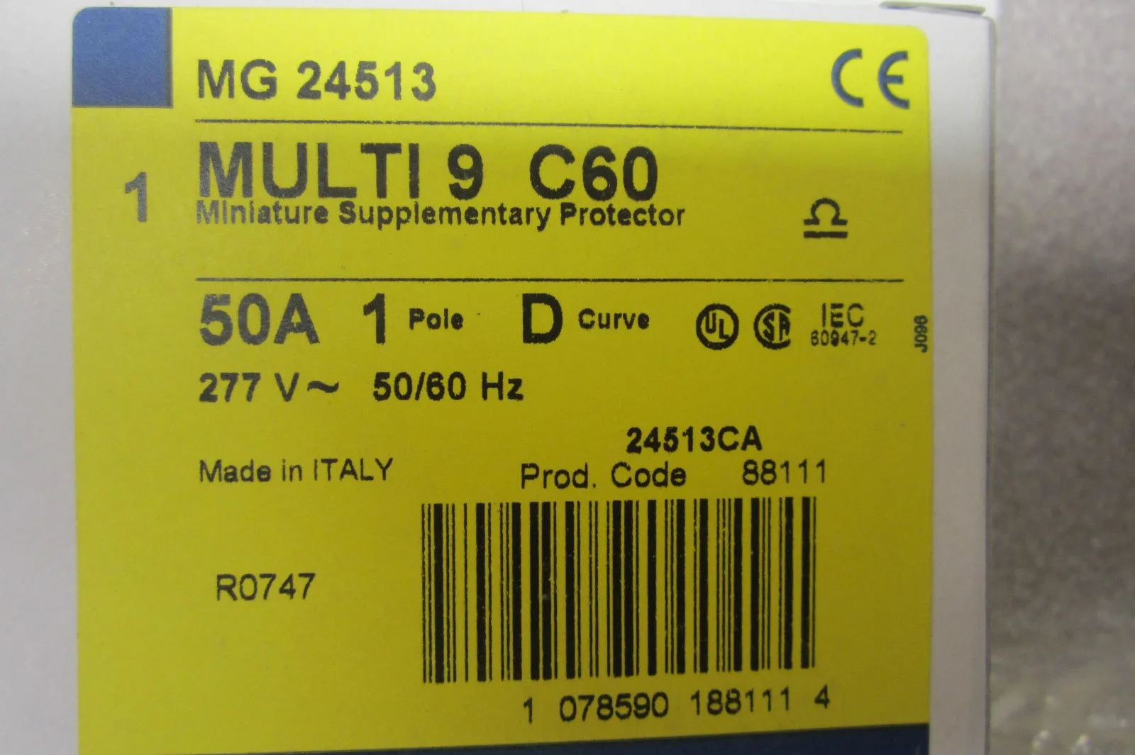 NEW SQUARE D MG24513 SUPPLEMENTARY PROTECTOR