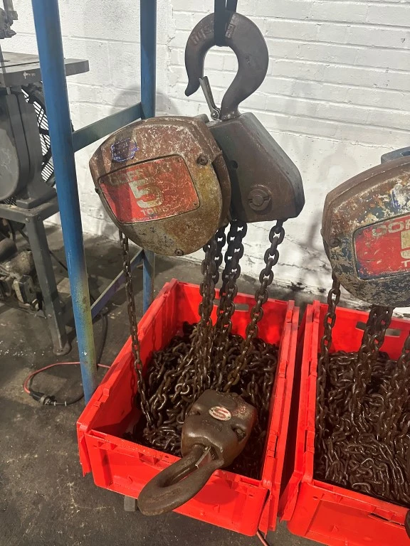 COFFING 5TON CHAIN HOIST - MANUAL