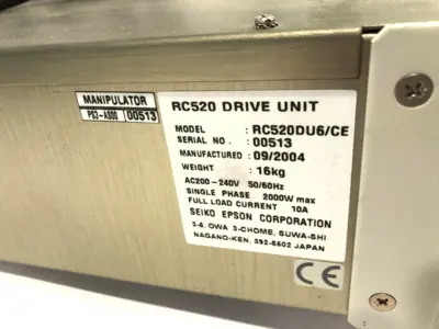 Used SEIKO EPSON RC520 DRIVE UNIT Robot Parts | Maverick Industrial Sales #1108919