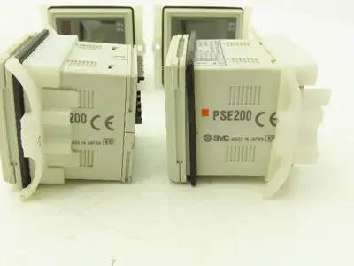 SMC PSE200 Multi Channel Controller Pressure Sensor Lot Of 4