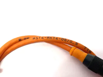 USED LUMBERG AUTOMATION DOUBLE ENDED IO-LINK CABLE M12 4-PIN
