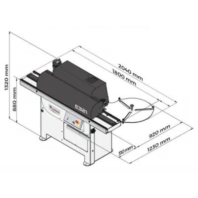 Casadei E321 Automatic Edgebander
