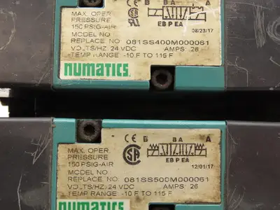 Numatics 081SS500M000061 Pneumatic Flexiblok Manifold 3/2 Position Spool Valve