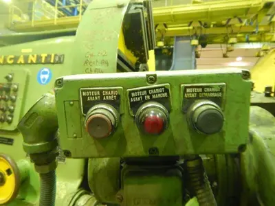 USED MINGANTI MTRC.1B TRAIN/RAIL WHEEL LATHE
