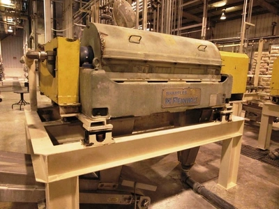 (5) Sharples P3400 Super-D-Canter centrifuges, 316SS.