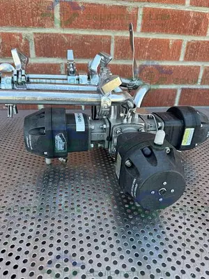 USED 4 ITT PURE FLO ADVANTAGE STAINLESS STEEL DIAPHRAGM VALVE W/ 1" SANITARY FITTING