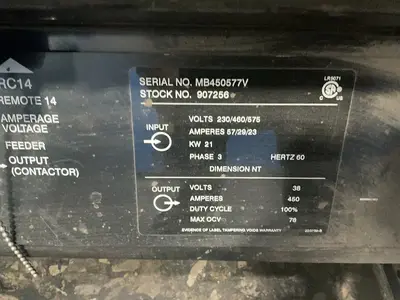 Used MILLER DIMENSION NT 450 Mig Welders Ohio US | HGR 24 #1441303