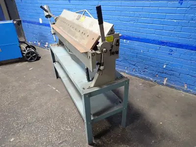 Enco 48" X 16ga Sheet Metal Pan + Box Brake Machine