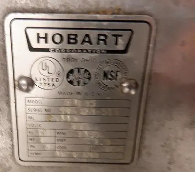 HOBART BUFFALO CHOPPER FOOD PROCESOR