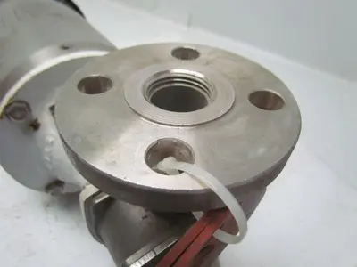 Jabsco 30520-2001 self priming pump 316 SS Leeson C145T17WK35A 1.5/1HP 3PH Motor