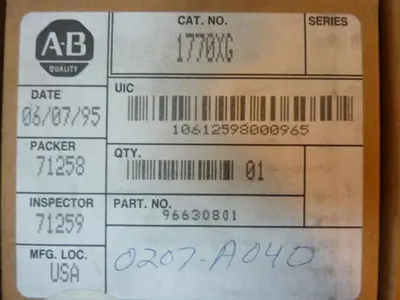 NEW ALLEN BRADLEY 1770-XG