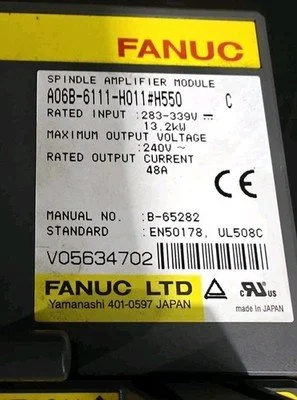 USED FANUC FANCO A06B-6111-H011 #H 550