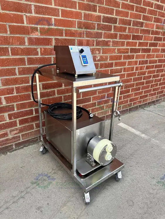 Used TRIANGLE PROCESS QUATTROFLOW Q4400SU 4-PISTON DIAPHRAGM PUMP W/ 3 HP MOTOR Diaphragm Pumps California US | Equipment Lab #1399316