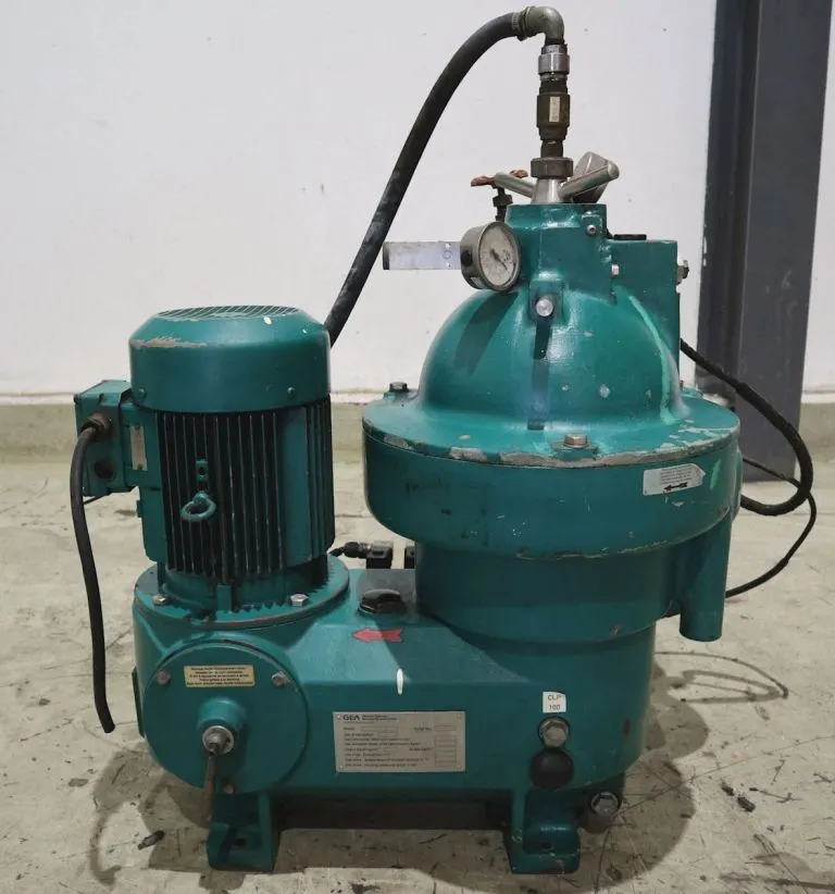 Westfalia OSD 6-91-067/6 fuel oil purifier, SS.