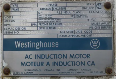 USED WESTINGHOUSE -