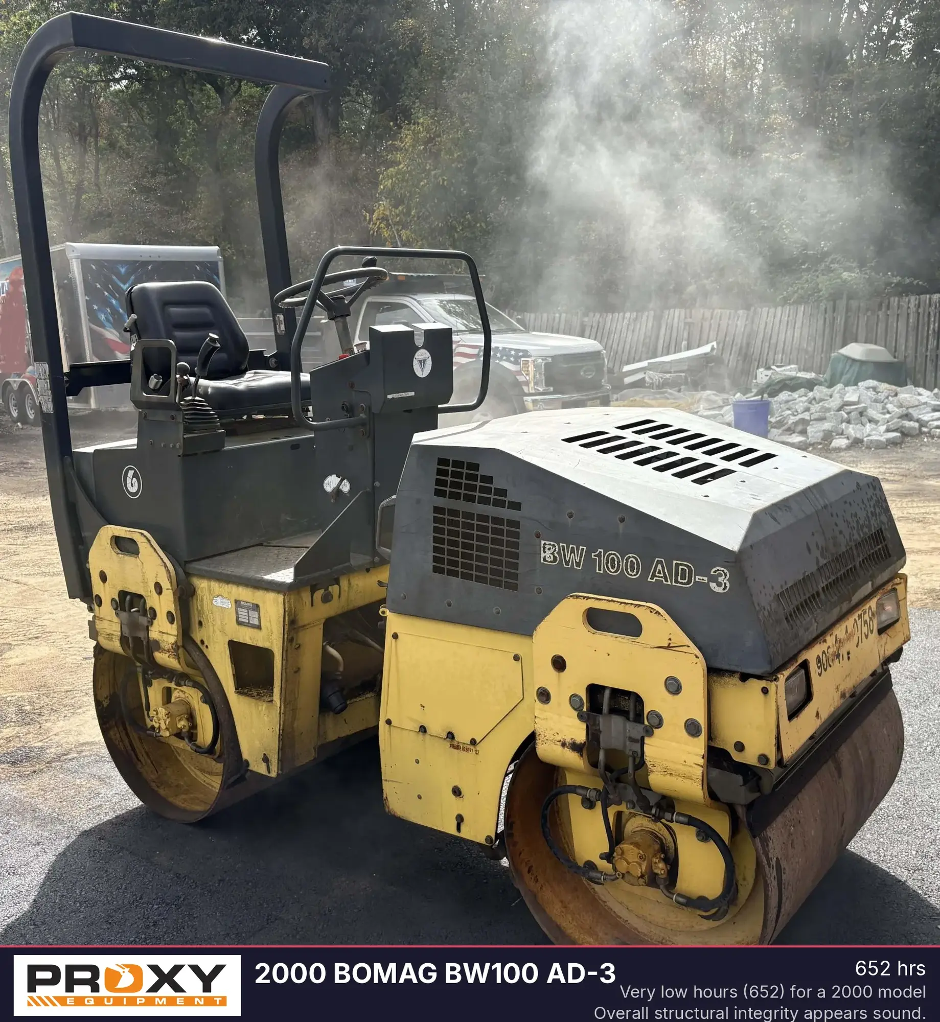 Used 2000 BOMAG BW100 AD-3 Tandem Rollers New Jersey US | Proxy Equipment #1385324