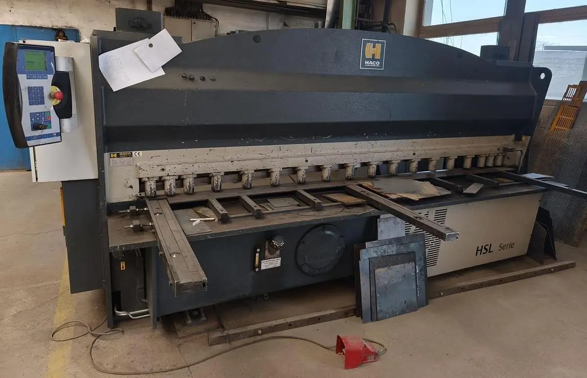 Used 2016 HACO HSLX 3008 Power Squaring Shears (Inch) CZ | Amaron s.r.o. #1056843