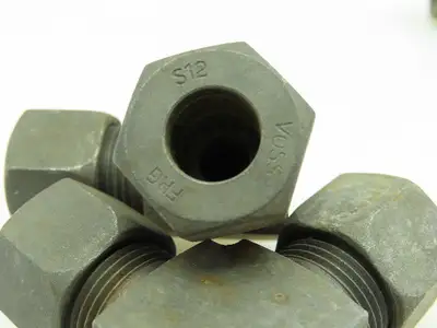 VOSS S12 Steel Flareless 90° Metric Union Compression Elbow 12mm Tube  Lot of 5