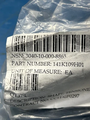 (2) New 3040-10-000-8863 (141K109H01) Tensioner Shafts Fast Shipping! + Warranty