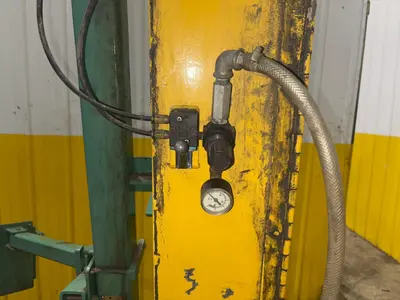 15 HP G&P MODEL 4168 4" X 168" BELT GRINDER: YOBRO #24126