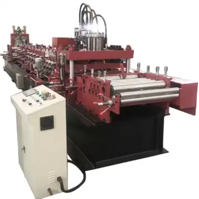Pre Cutting Metal Purlin Roll Forming Machine in China