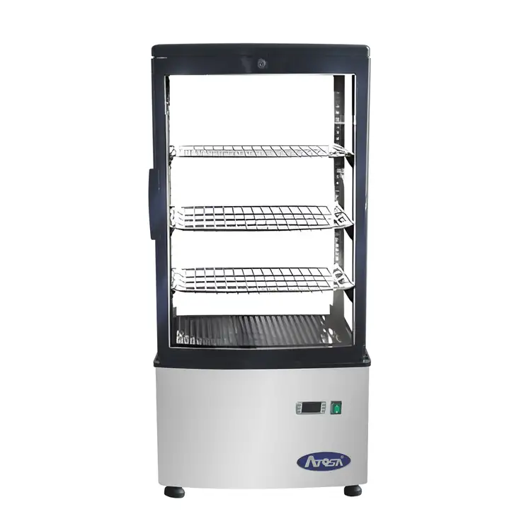 New | in-Stock Atosa New Atosa DSRC-28 Countertop Diamond Showcase Refrigerator, 2.8 Cu Ft Display Refrigerators Illinois US | Falcon Restaurant Supply #1375531