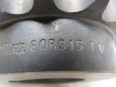Martin 60BS15 1-1/2 Single Row 1-1/2" Bore To Size 15 Tooth Sprocket
