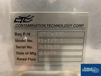 USED O'HARA 11" O'Hara LC1 Labcoat Coating Pan, S/S